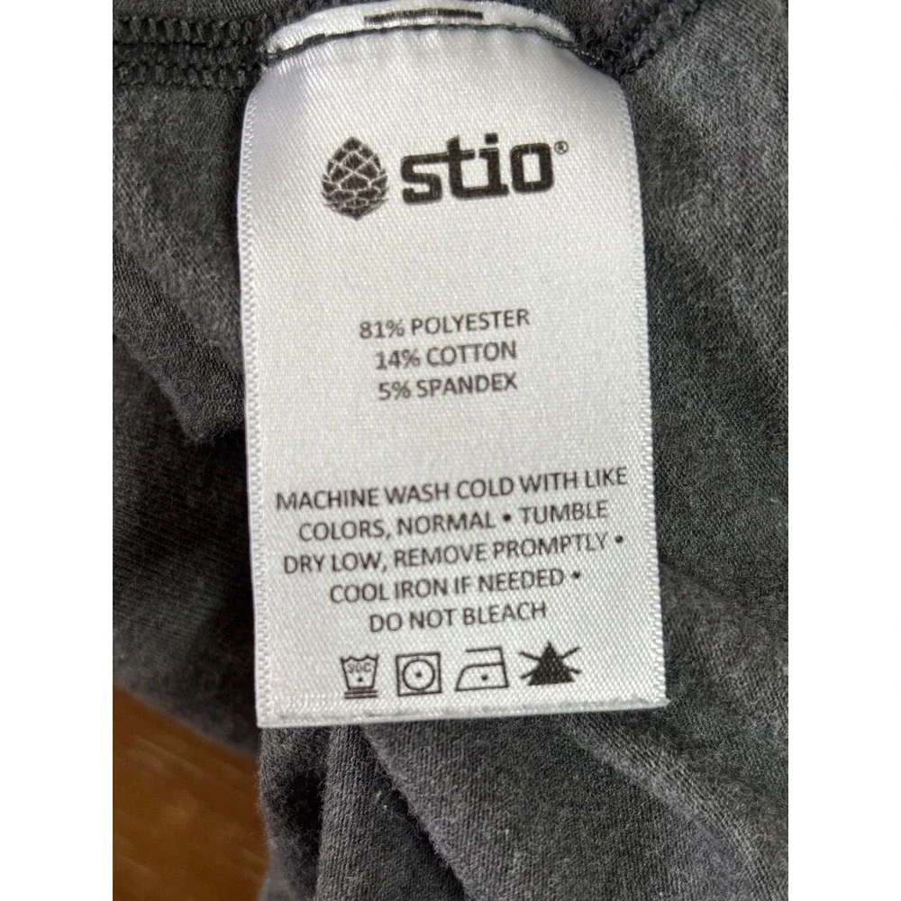 Stio Mens Basis Quarter Zip Pullover‎ Heather Gray XXL 200069 FW21 Long Sleeve